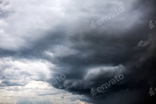 Preview: Dark And Dramatic Storm Clouds Area Background
