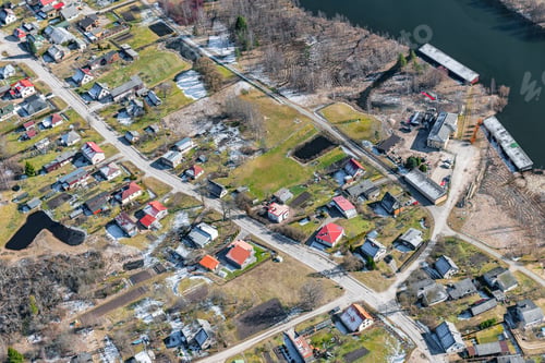 Preview: Aerial View Over The Aluksne City (Latvia)