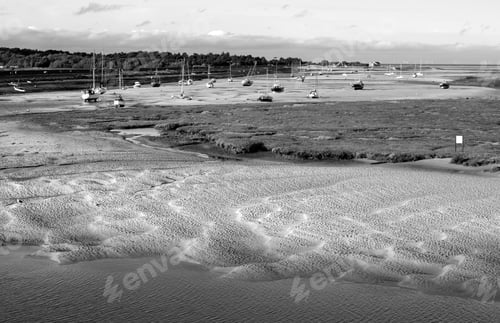 Preview: Low Tide At Wells Next The Sea, Norfolk, Uk