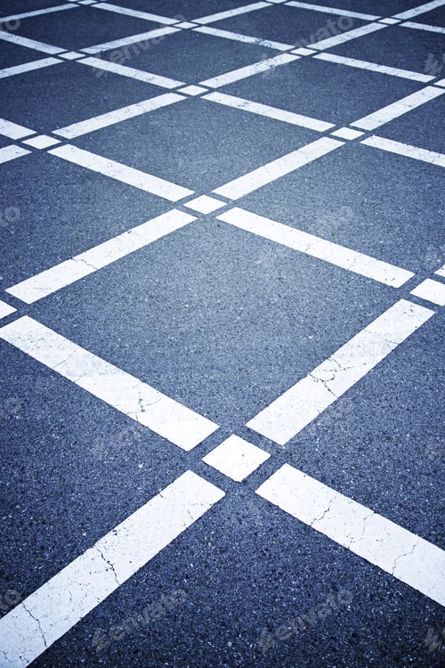 Preview: Signal On The Pavement, Paint Detail Information Asphalt, Information Signal