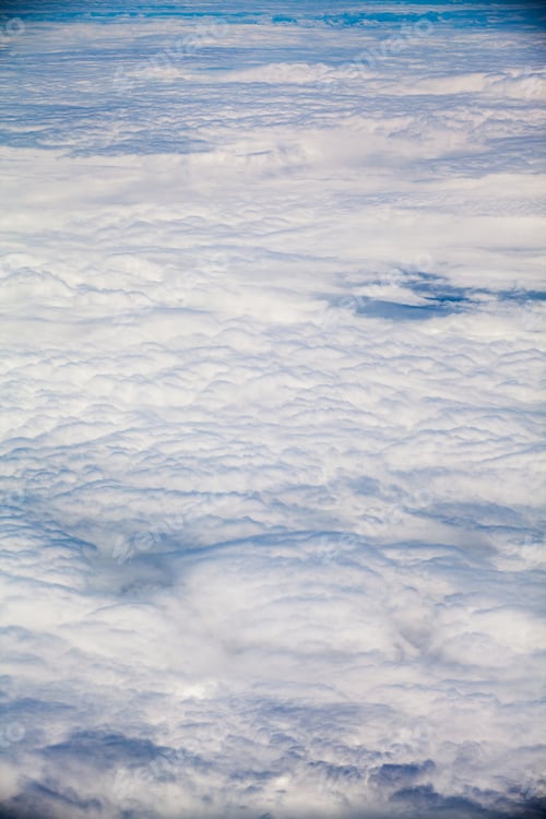 Preview: Beautiful, Dramatic Clouds And Sky Viewed From The Plane. High Resolution And Quality