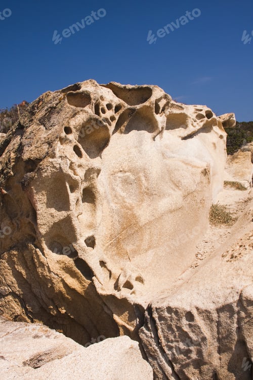 Preview: Rocks Texture And Blue Sky - Greece