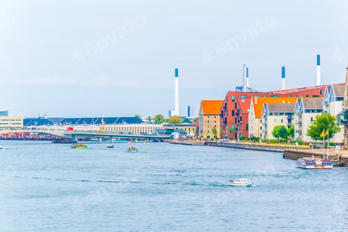 Preview: View Of A Channel In Central Copenhagen, Denmark.