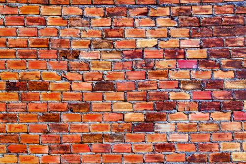 Preview: Brick Wall Texture Background Red