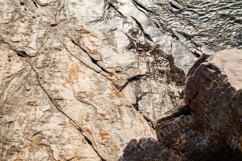 Preview: Aegean Seashore And Marble Rocks In Aliki, Thassos Island, Greece