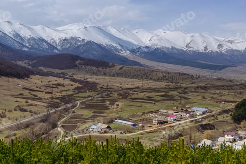 Preview: Above View Of Lermontovo Village In The Lori Province Of Armenia