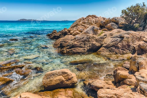 Preview: View Over The Enchanting Beach Of Capriccioli, One Of The Most Beautiful Seaside Places In Costa