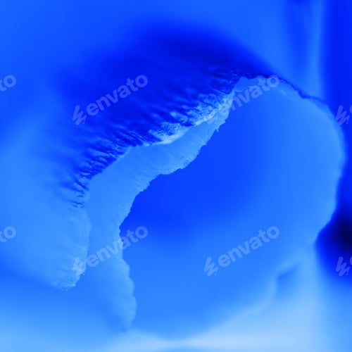 Preview: Colorful Abstract Composition With Blue Crepe, Lights And Shadows