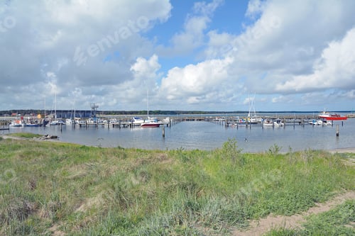 Preview: Harbor Of Glowe On Ruegen At Baltic Sea,Mecklenburg Western Pomerania,Germany