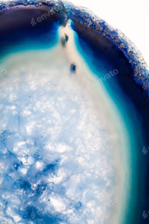 Preview: Agate And Quartz Slice - Beautiful Texture
