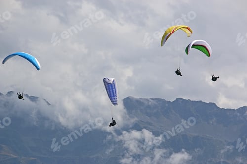 Preview: Paragliders In The French Alps