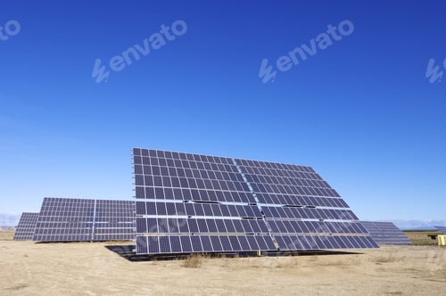 Preview: Large Solar Panel For Electric Power Production