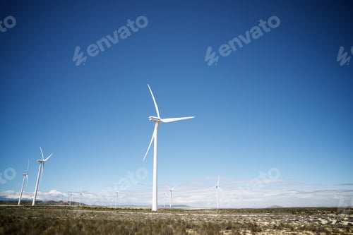 Preview: Windmills For Electric Power Production, Zaragoza Province, Aragon, Spain