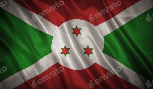 Preview: Flag With Original Proportions. Flag Of The Burundi