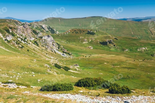 Preview: Beautiful Mountain Landscape Of Parang Mountains In Romania