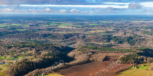 Preview: Aerial View Over The Landscape In Autumn