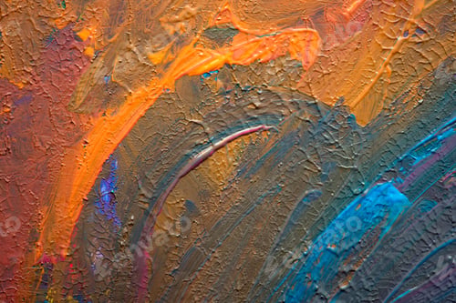 Preview: Abstract Art Background. Hand-Painted.