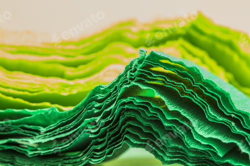 Preview: Colorful Abstract Composition With Crepe, Lights And Shadows