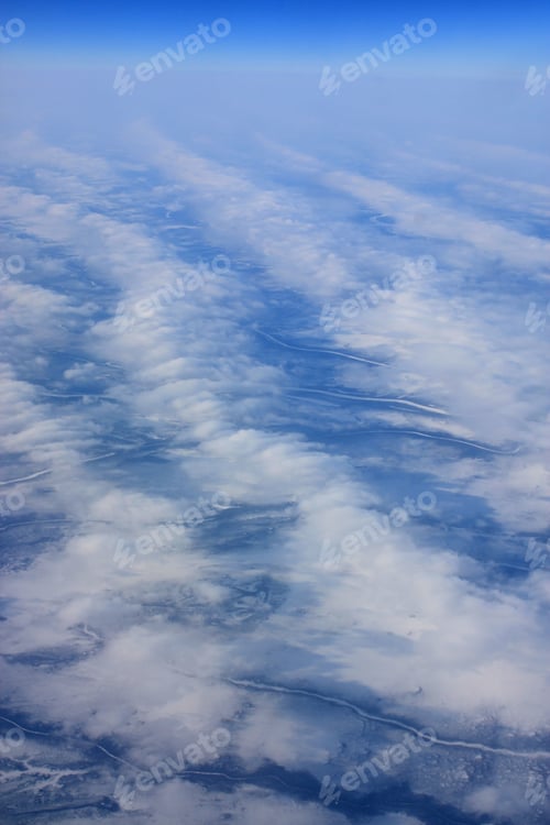Preview: Clouds Above Canada In Winter