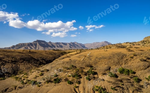 Preview: Mountains, Fields And Hills In The Highlands Of Lalibela, Ethiopia