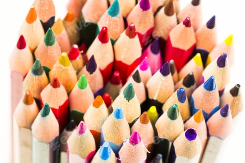 Preview: Group Of Sharp Colored Pencils