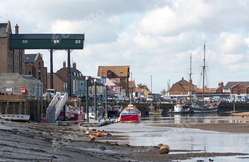 Preview: The Port Of Wells Next The Sea At Low Tide