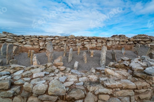 Preview: Ancient Iberian Village Of Els Vilars Nearby Arbeca Village In Les Garrigues Region Of Lleida