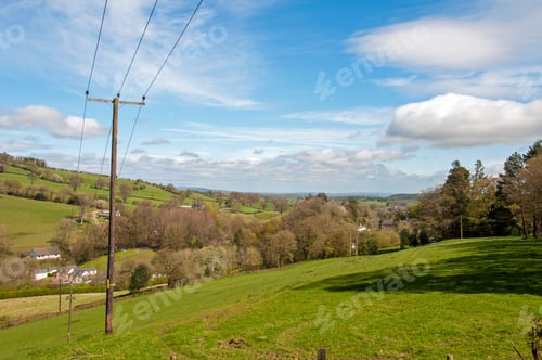 Preview: Summertime Landscape In The English Countryside.