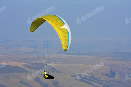 Preview: Paraglider In Brecon Beacons