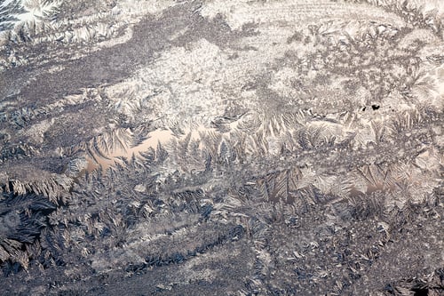Preview: Ice Flowers On Glass - Texture And Background. High Resolution And Sharp, Beautiful Details