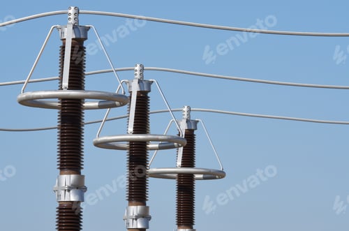 Preview: Forefront Of The Elements Of An Electrical Substation