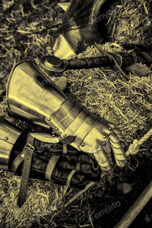 Preview: Medieval Armor Glove, Detail Of Protection, Ancient History