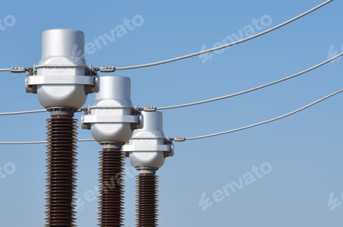 Preview: Forefront Of The Elements Of An Electrical Substation