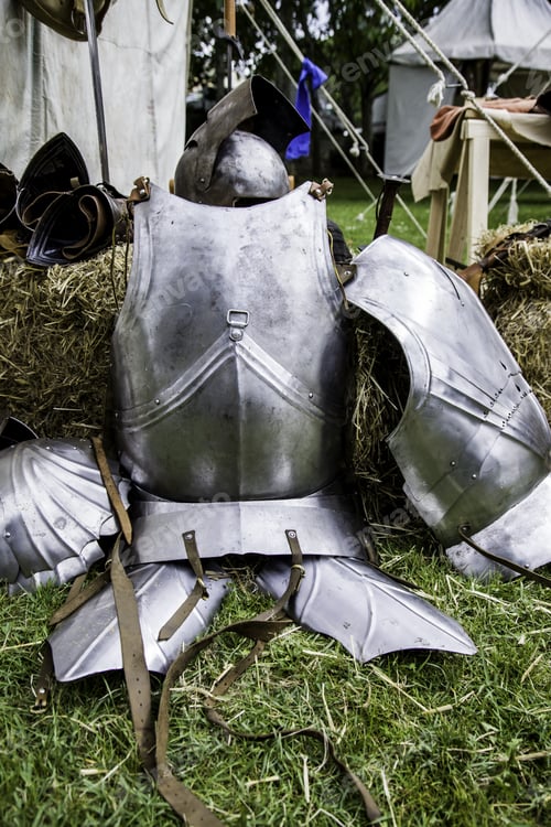 Preview: Ancient Medieval Armor Of Protection And Security, Detail Of War And Death