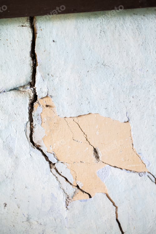 Preview: Old Wall Texture With Peeled Mortar And Cracks