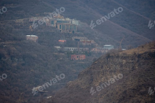 Preview: View From Distance On Akhtala Town, Armenia