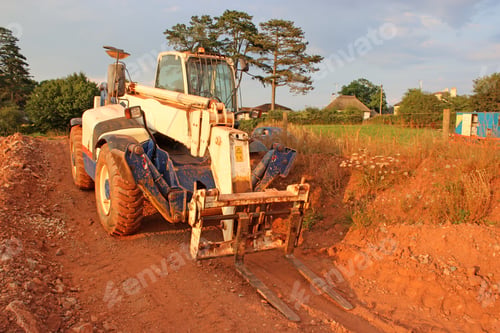 Preview: Fork Lift On A Construction Site