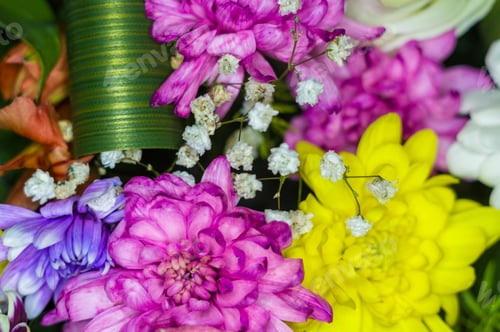 Preview: Beautiful Gift Bouquet Of Various Colorful Decorative Summer Flowers