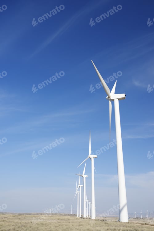 Preview: Windmills For Electric Power Production, Pozuelo De Aragon, Zaragoza, Aragon, Spain