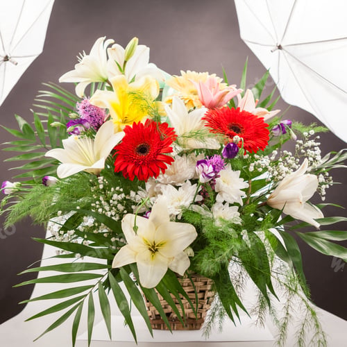 Preview: Floral Arrangement In A Beautiful Bouquet