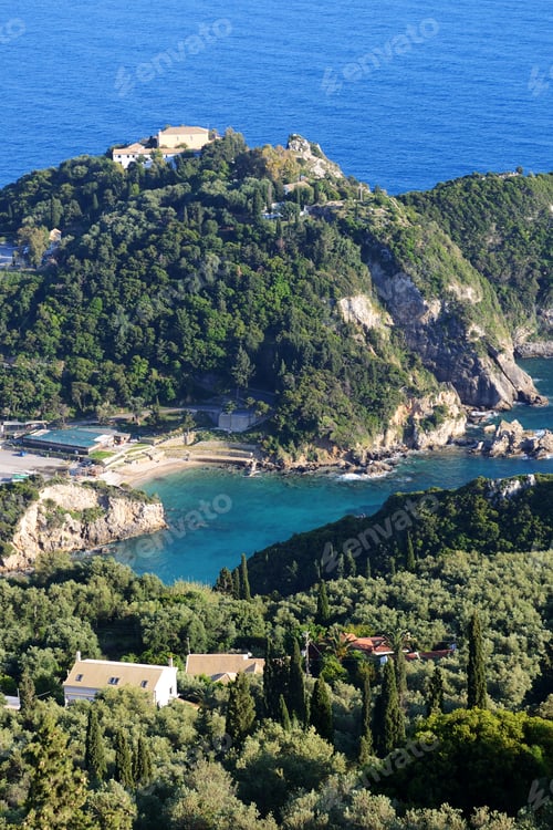 Preview: The View On A Bay In A Heart Shape And Beach, Corfu, Greece
