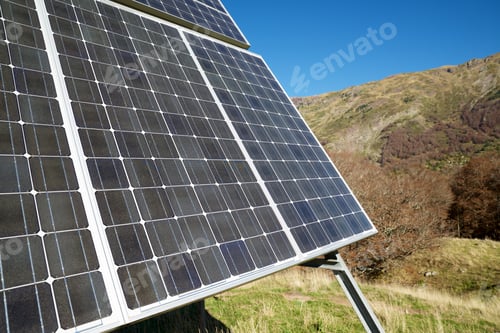 Preview: Detail Of A Photovoltaic Panel For Renewable Electric Production.