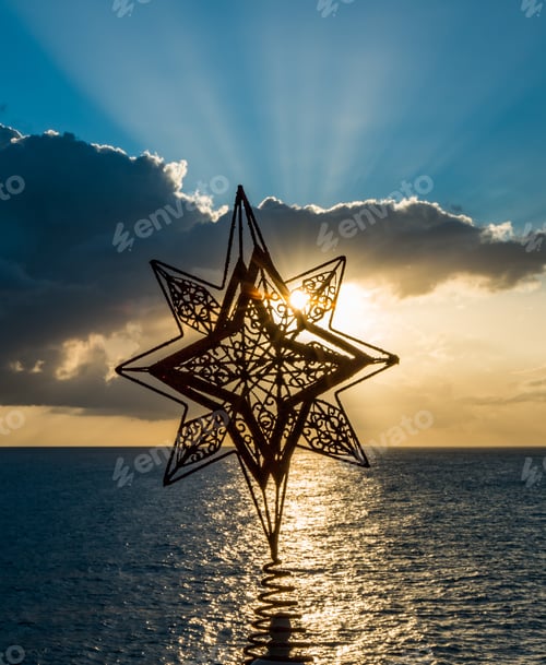 Preview: Christmas Star At Sunset Views Around The Small Caribbean Island Of Curacao