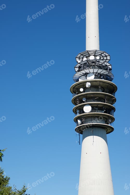 Preview: Telecommunications Tower In Black Forest, Germany.