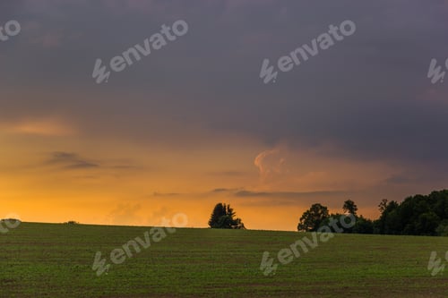 Preview: Sunset Over Czech Countryside