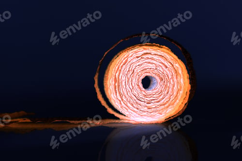Preview: Colorful Abstract Composition With Crepe, Lights And Shadows (Inverted Colors)