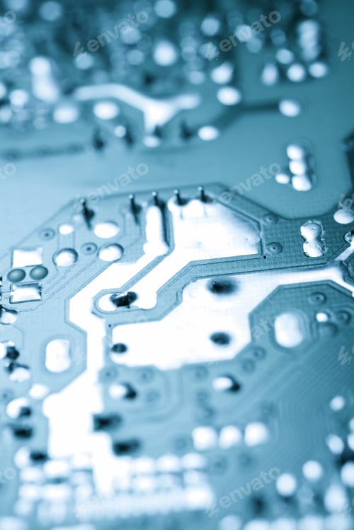 Preview: Close-Up Of An Integrated Circuit.