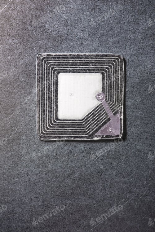 Preview: Rfid Tag On A Metal Table