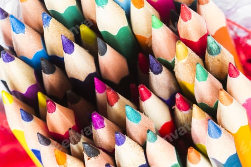 Preview: Group Of Sharp Colored Pencils