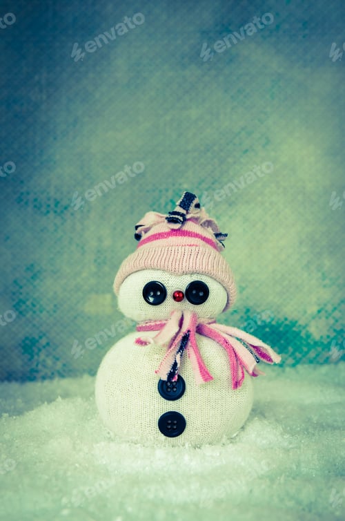 Preview: Lovely Snowman Figure Decoration Image